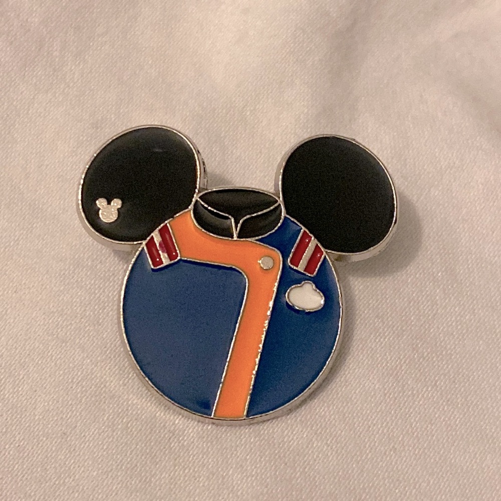 Disney Mickey Ears Star Tours Cast Member Costume Hidden Mickey Pin